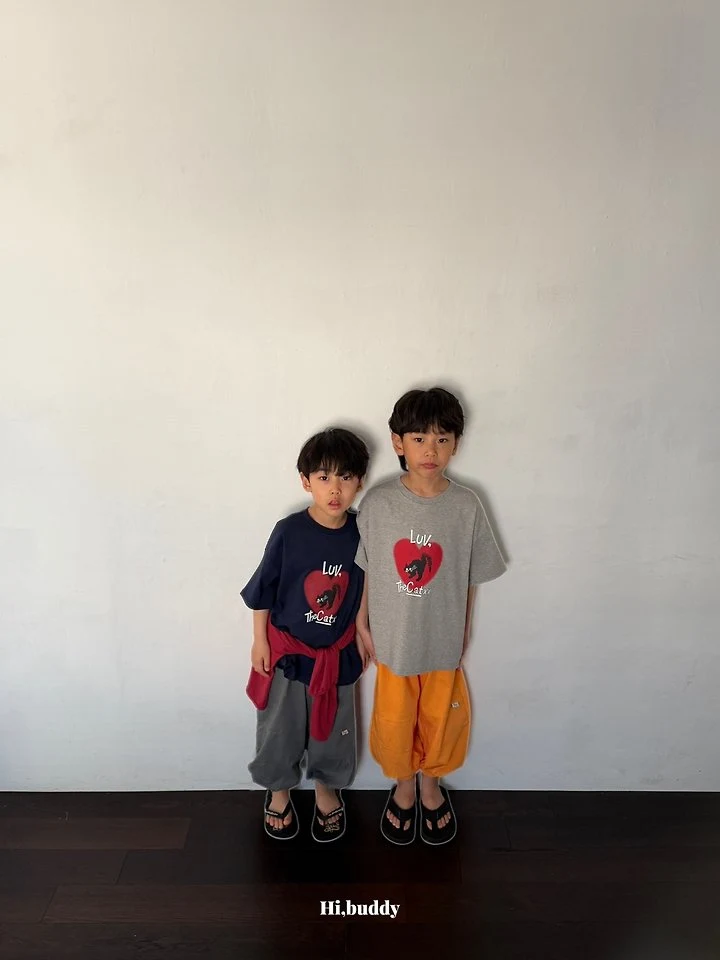 Hi buddy - Korean Children Fashion - #prettylittlegirls - Label Jogger Pants - 7