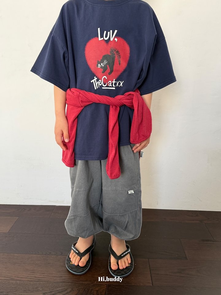 Hi buddy - Korean Children Fashion - #prettylittlegirls - Love Cat Tee - 6