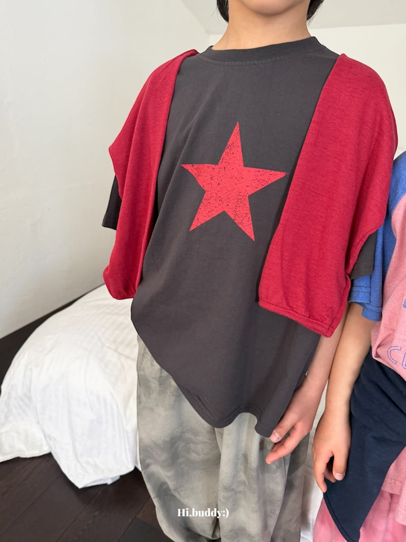 Hi buddy - Korean Children Fashion - #prettylittlegirls - Star Tee - 12