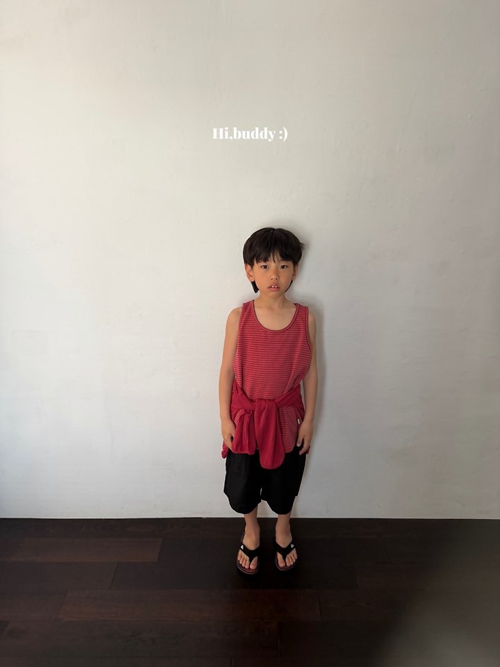 Hi buddy - Korean Children Fashion - #prettylittlegirls - Pigment Stripe Sleeveless - 7