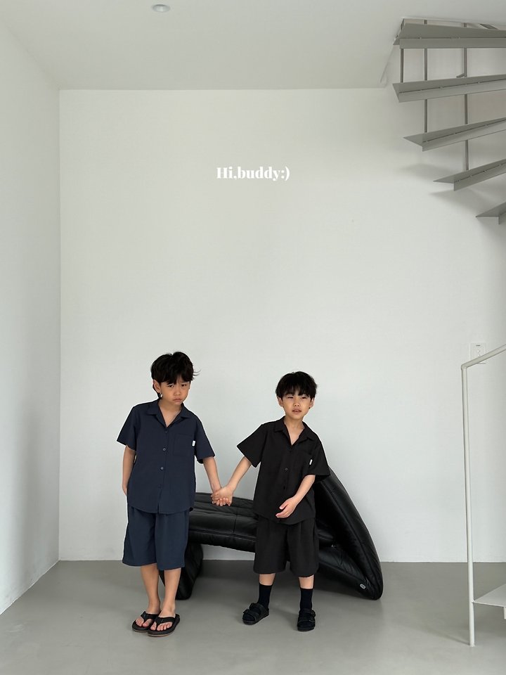 Hi buddy - Korean Children Fashion - #prettylittlegirls - Seersucker Shirt - 3