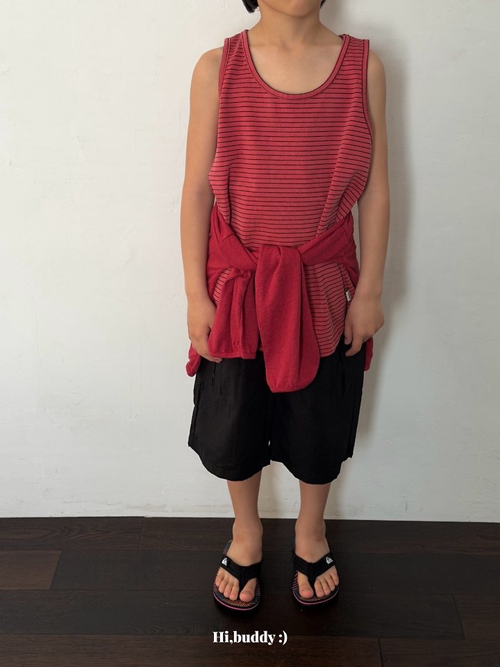 Hi buddy - Korean Children Fashion - #stylishchildhood - Pigment Stripe Sleeveless - 10