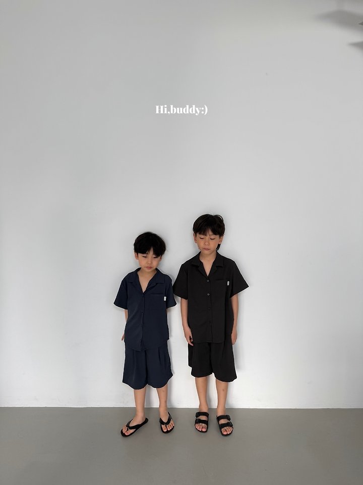 Hi buddy - Korean Children Fashion - #toddlerclothing - Seersucker Bermuda Shorts - 6