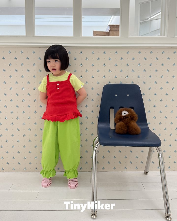 Hiker - Korean Children Fashion - #Kfashion4kids - Minky Frill Jogger Pants - 12