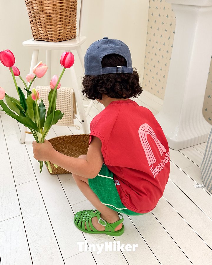Hiker - Korean Children Fashion - #Kfashion4kids - Rainbow Raglan Tee - 12