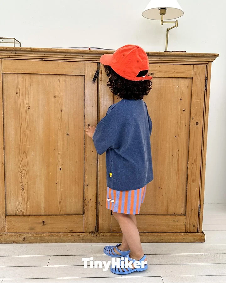 Hiker - Korean Children Fashion - #childofig - Capri Stripe Shorts - 8