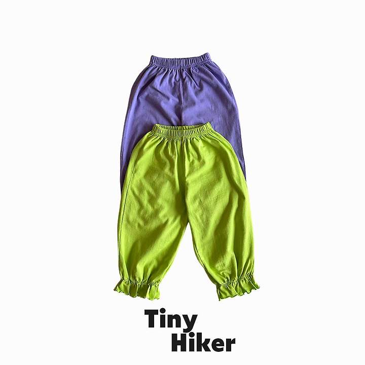 Hiker - Korean Children Fashion - #childofig - Minky Frill Jogger Pants - 3
