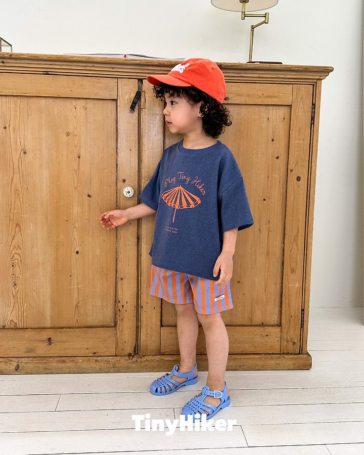 Hiker - Korean Children Fashion - #childrensboutique - Capri Stripe Shorts - 10