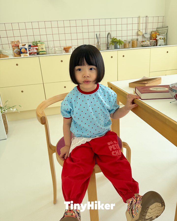 Hiker - Korean Children Fashion - #childrensboutique - Strawberry Jogger Pants - 7