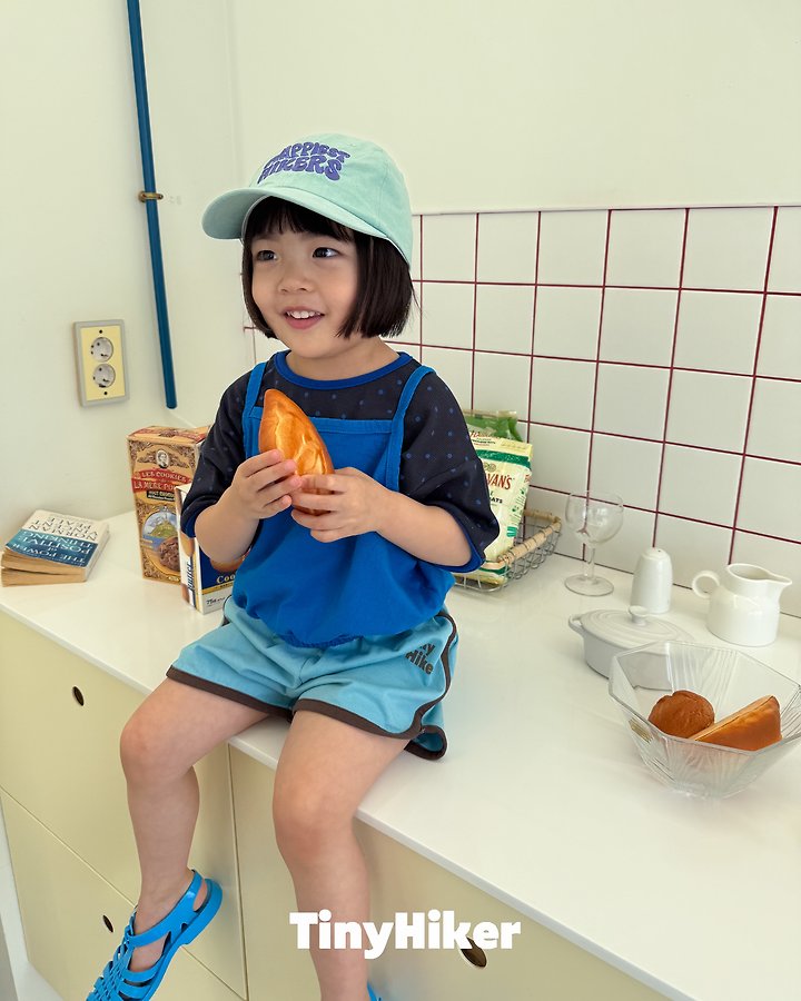 Hiker - Korean Children Fashion - #childrensboutique - Peach Soda Banding Sleeveless Tee - 11