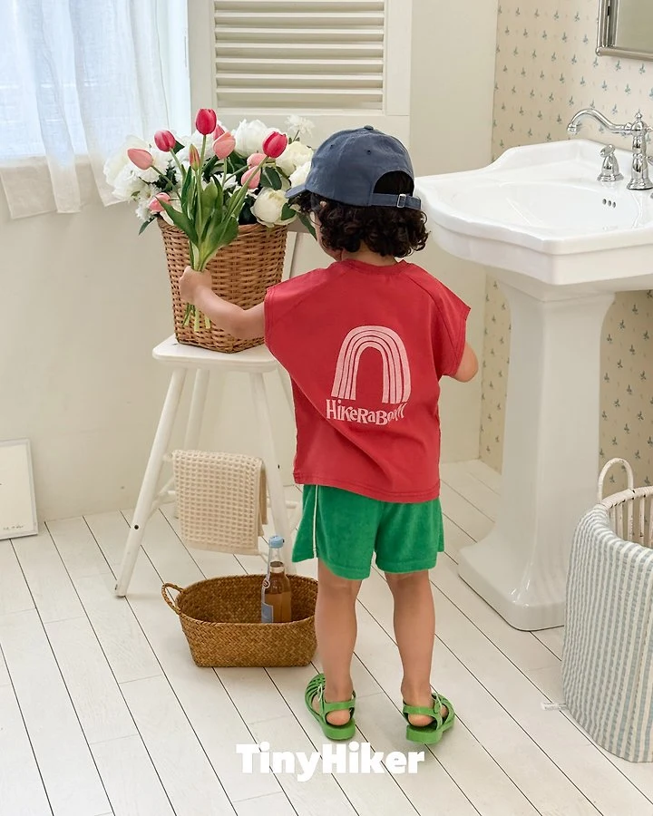 Hiker - Korean Children Fashion - #childrensboutique - Rainbow Raglan Tee - 5