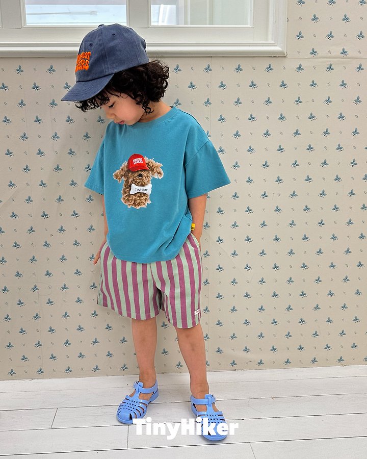 Hiker - Korean Children Fashion - #designkidswear - Capri Stripe Shorts - 11