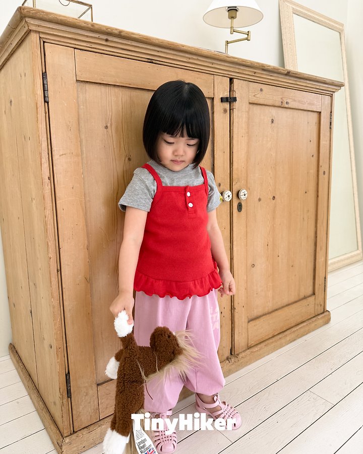 Hiker - Korean Children Fashion - #designkidswear - Strawberry Jogger Pants - 8