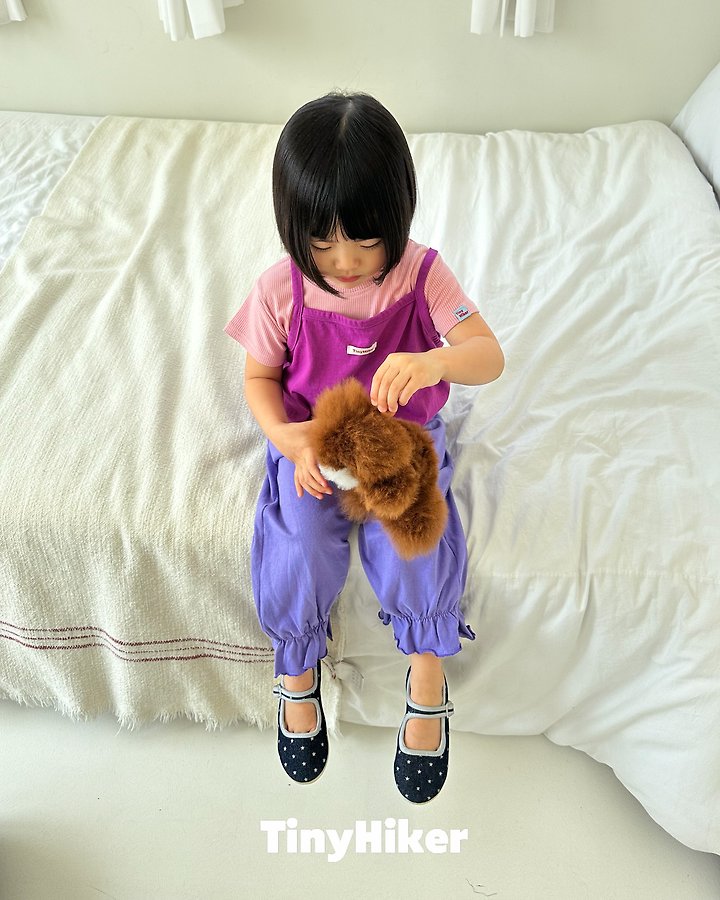 Hiker - Korean Children Fashion - #designkidswear - Minky Frill Jogger Pants - 6