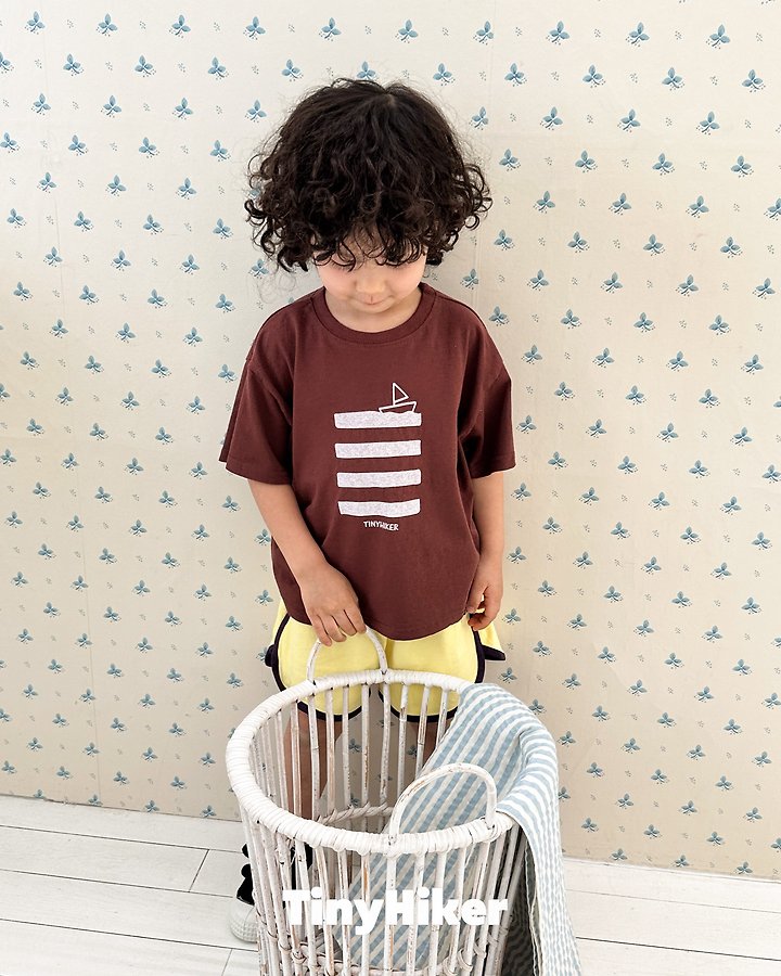 Hiker - Korean Children Fashion - #designkidswear - Ocean Yacht Tee - 10