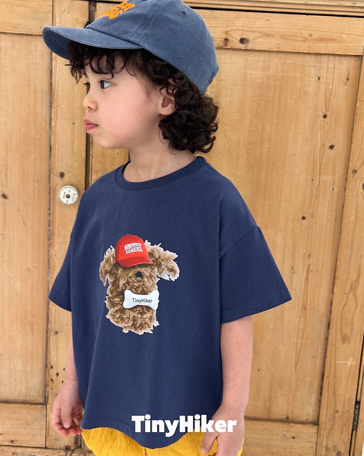 Hiker - Korean Children Fashion - #designkidswear - Tiny Bear Tee - 9