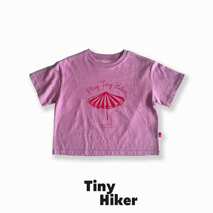 Hiker - Korean Children Fashion - #discoveringself - Summer Beach Pigment Tee - 3