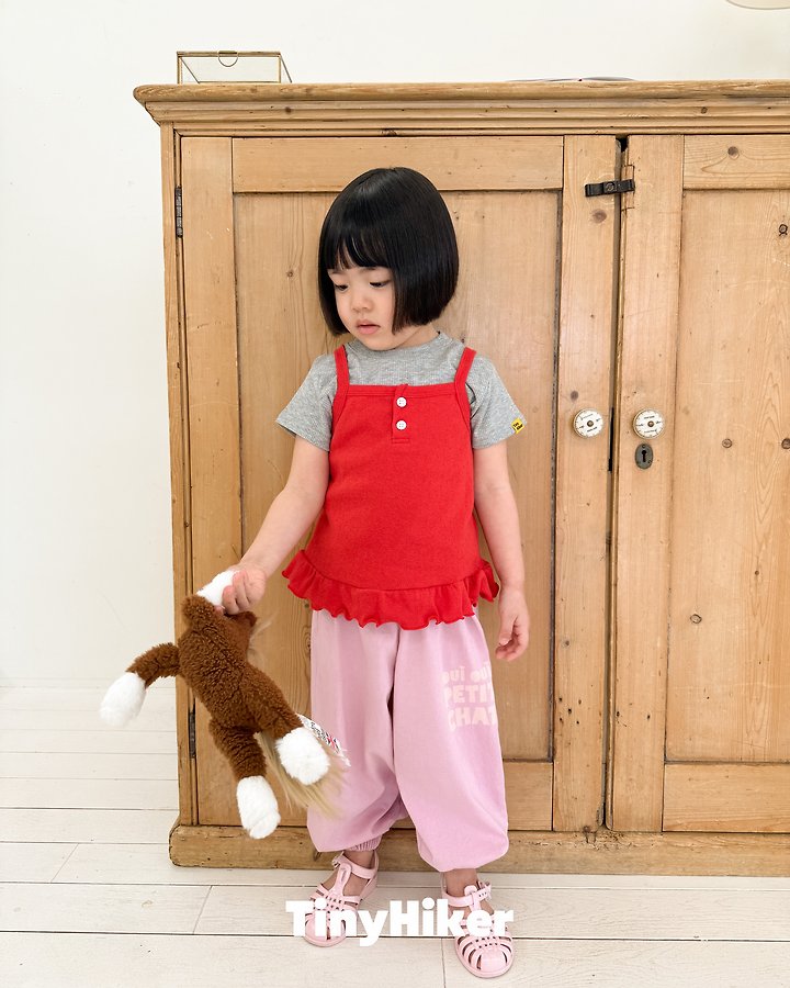 Hiker - Korean Children Fashion - #kidsshorts - Strawberry Jogger Pants - 11