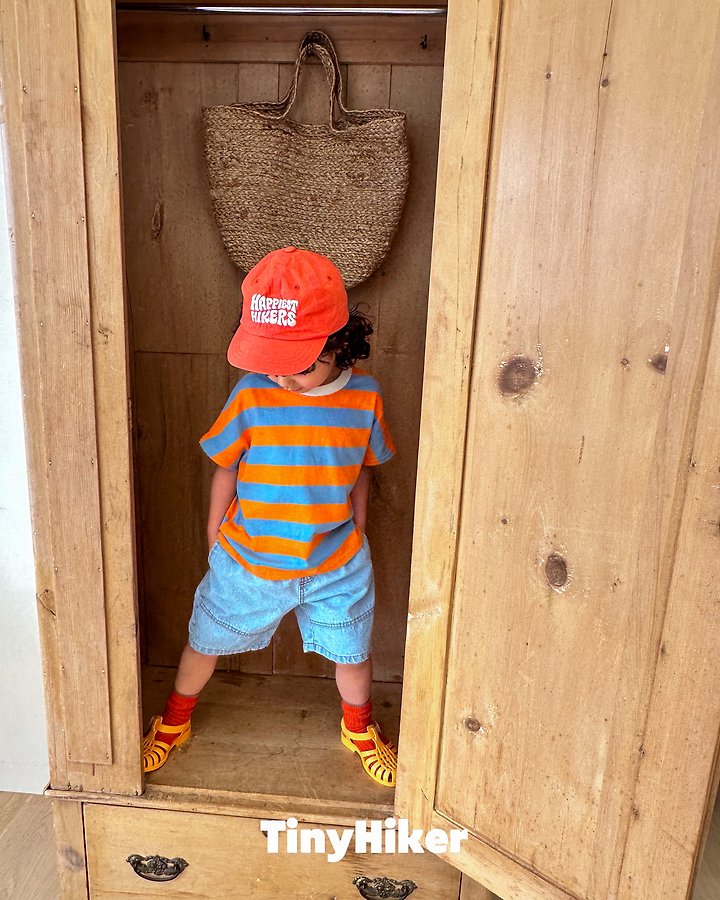 Hiker - Korean Children Fashion - #kidsshorts - Tiny Stitch Denim Pants - 10
