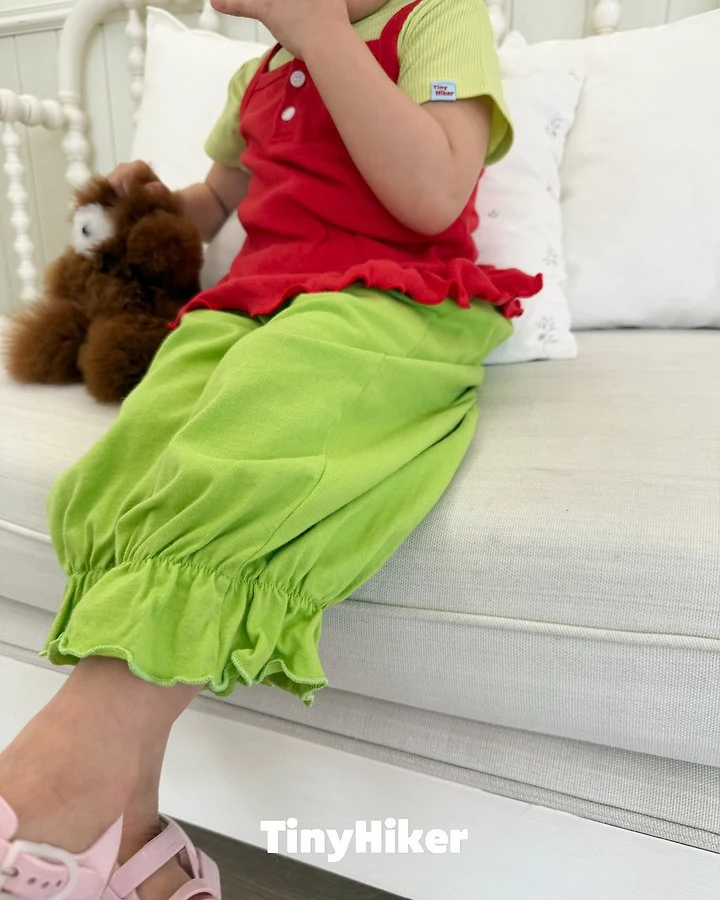 Hiker - Korean Children Fashion - #kidsshorts - Minky Frill Jogger Pants - 9