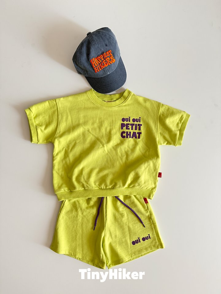 Hiker - Korean Children Fashion - #kidsshorts - Petit Chat Set - 3