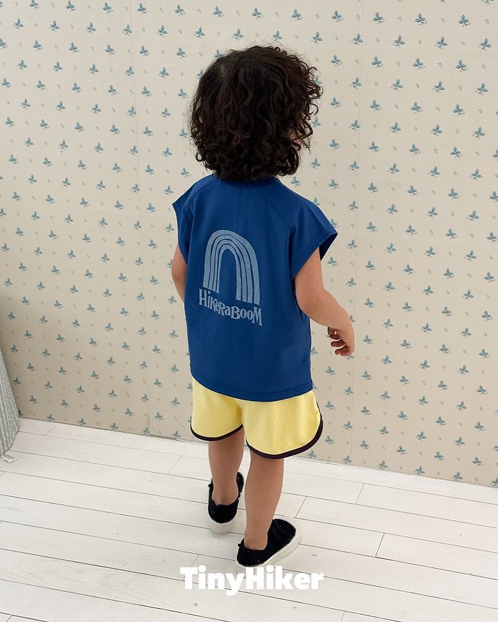 Hiker - Korean Children Fashion - #kidsshorts - Rainbow Raglan Tee - 9