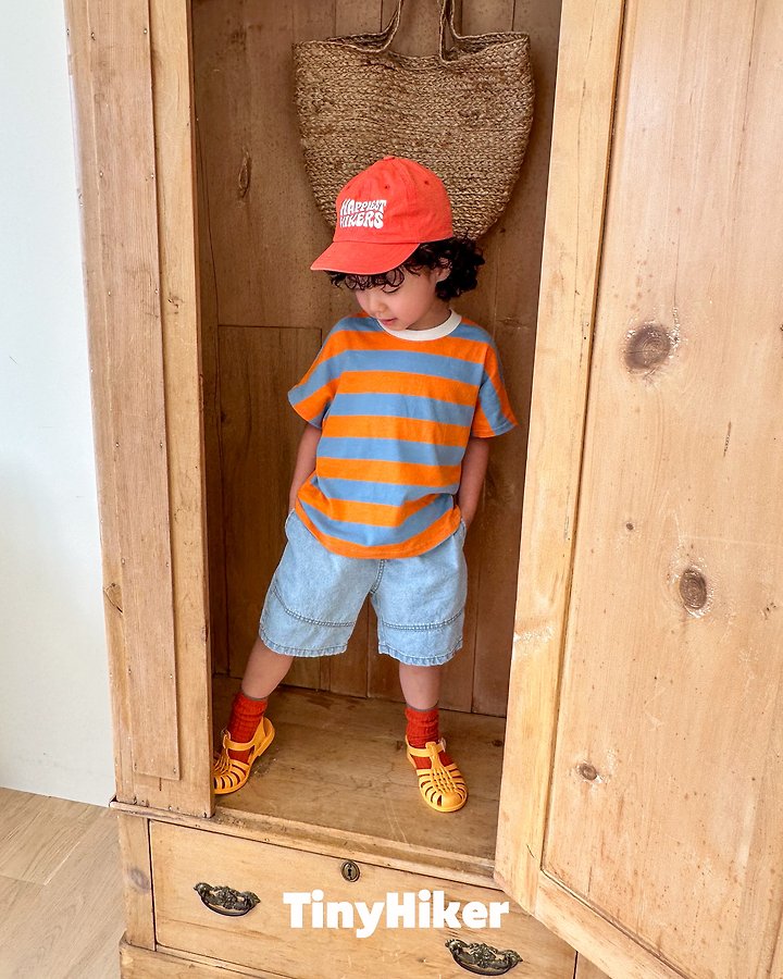 Hiker - Korean Children Fashion - #kidsstore - Tiny Stitch Denim Pants - 11