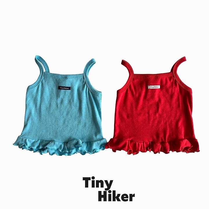 Hiker - Korean Children Fashion - #kidsstore - Madeleine Frill Sleeveless Tee - 2