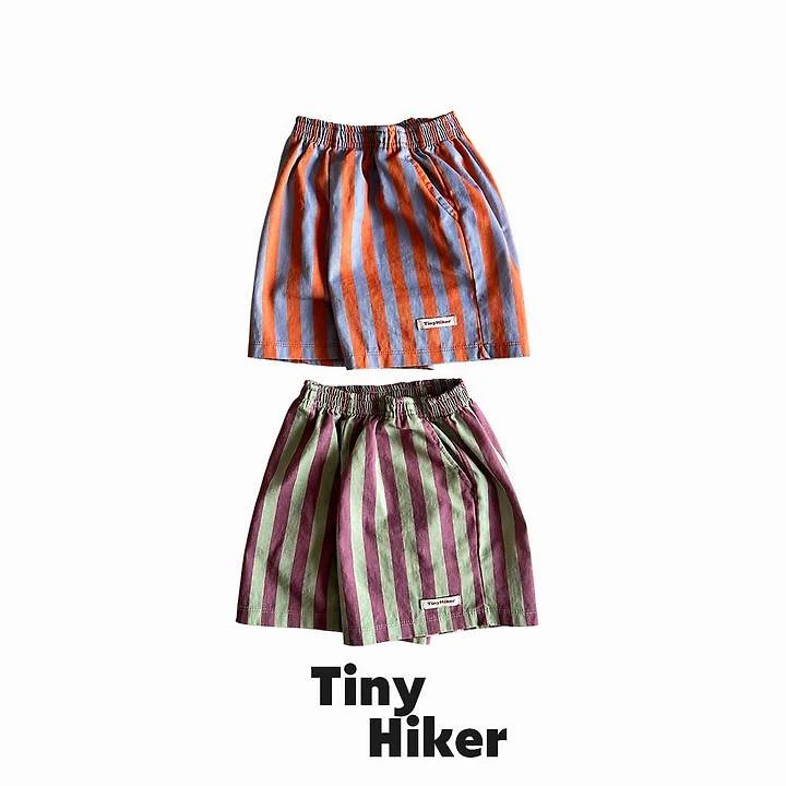 Hiker - Korean Children Fashion - #kidzfashiontrend - Capri Stripe Shorts - 2