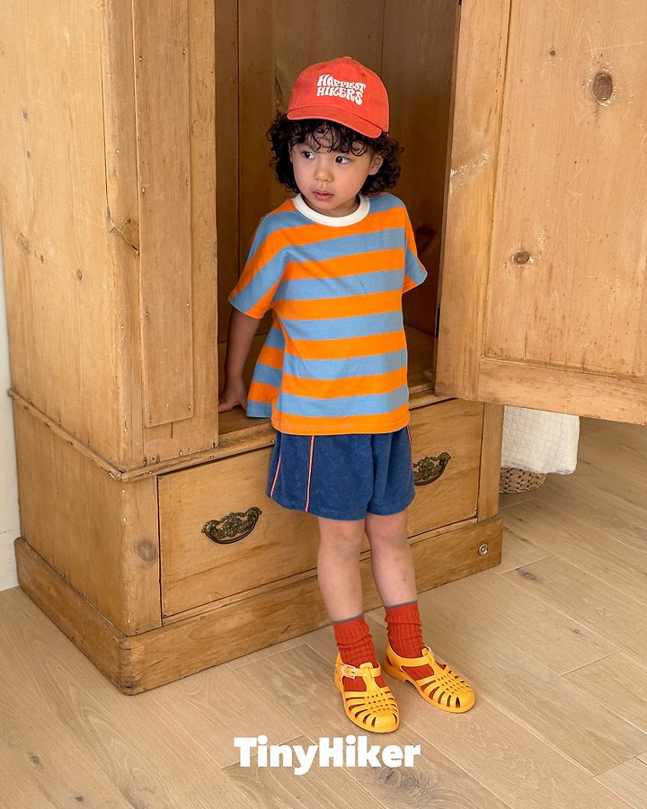 Hiker - Korean Children Fashion - #kidzfashiontrend - Terry Piping Shorts - 7