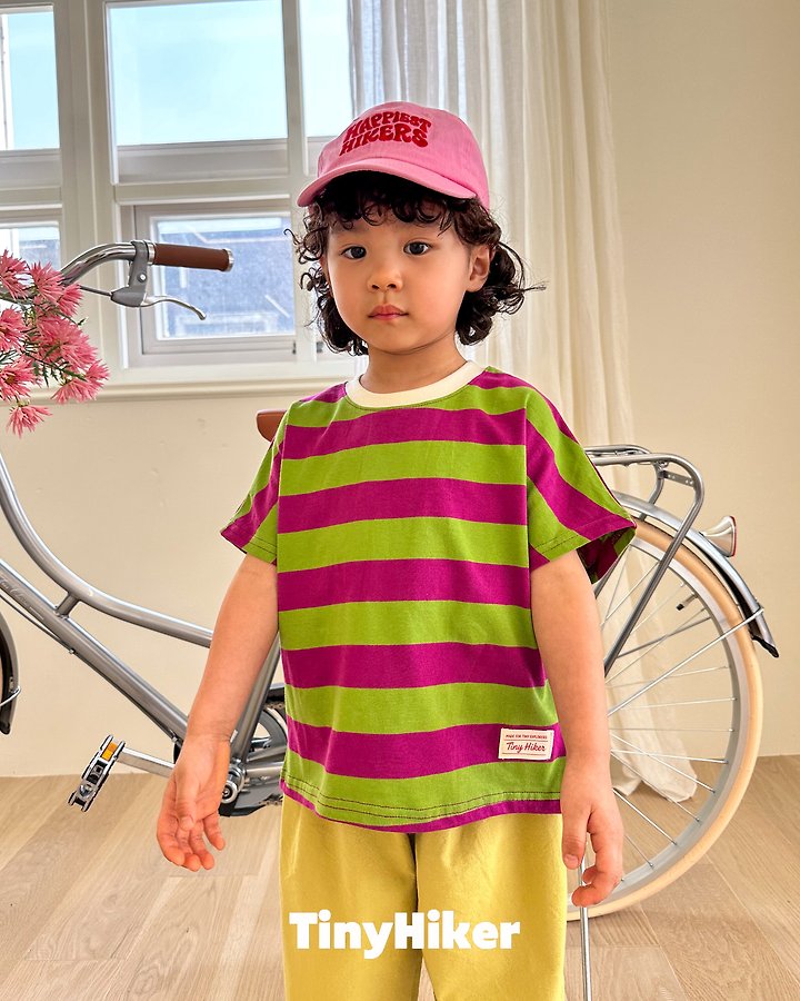 Hiker - Korean Children Fashion - #kidzfashiontrend - Willy Stripe Tee - 9