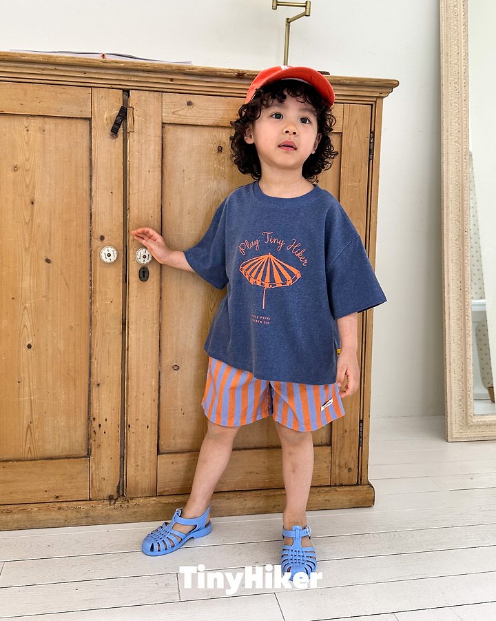 Hiker - Korean Children Fashion - #kidzfashiontrend - Summer Beach Pigment Tee - 7