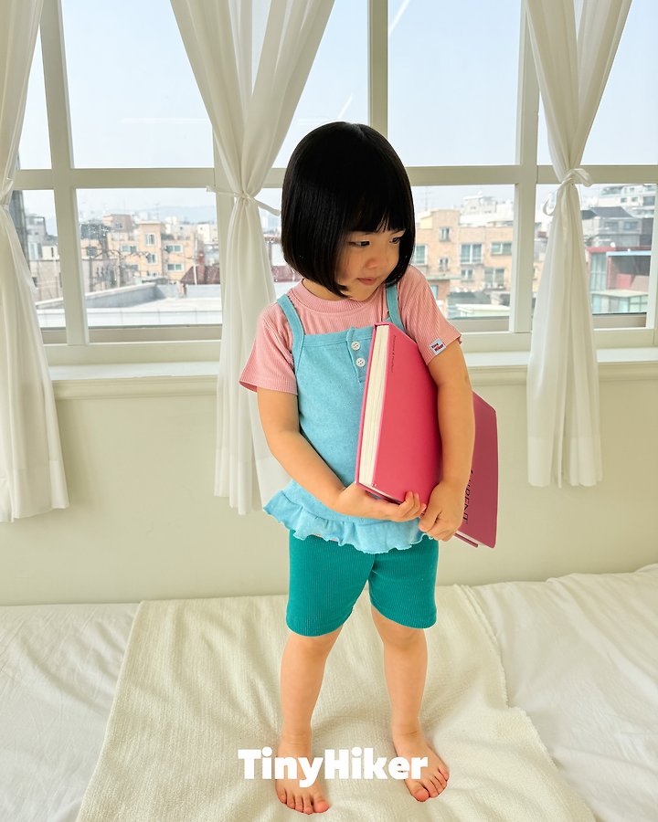 Hiker - Korean Children Fashion - #littlefashionista - Biker Waffle Leggings - 11