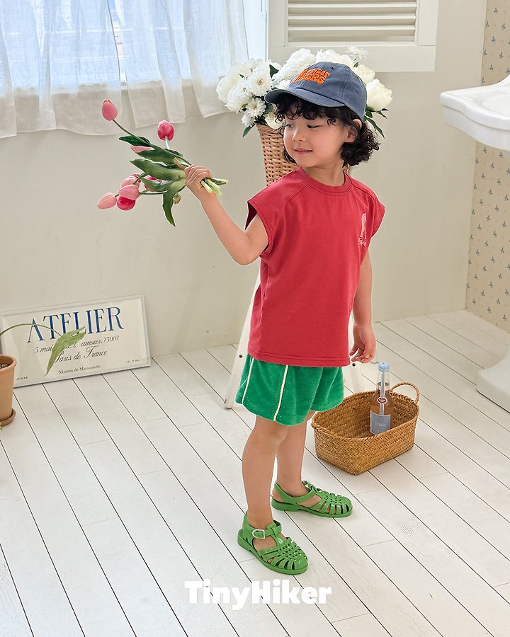 Hiker - Korean Children Fashion - #littlefashionista - Terry Piping Shorts - 9