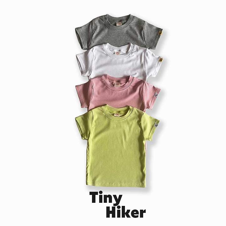 Hiker - Korean Children Fashion - #littlefashionista - Everyday Ribbed Tee - 2