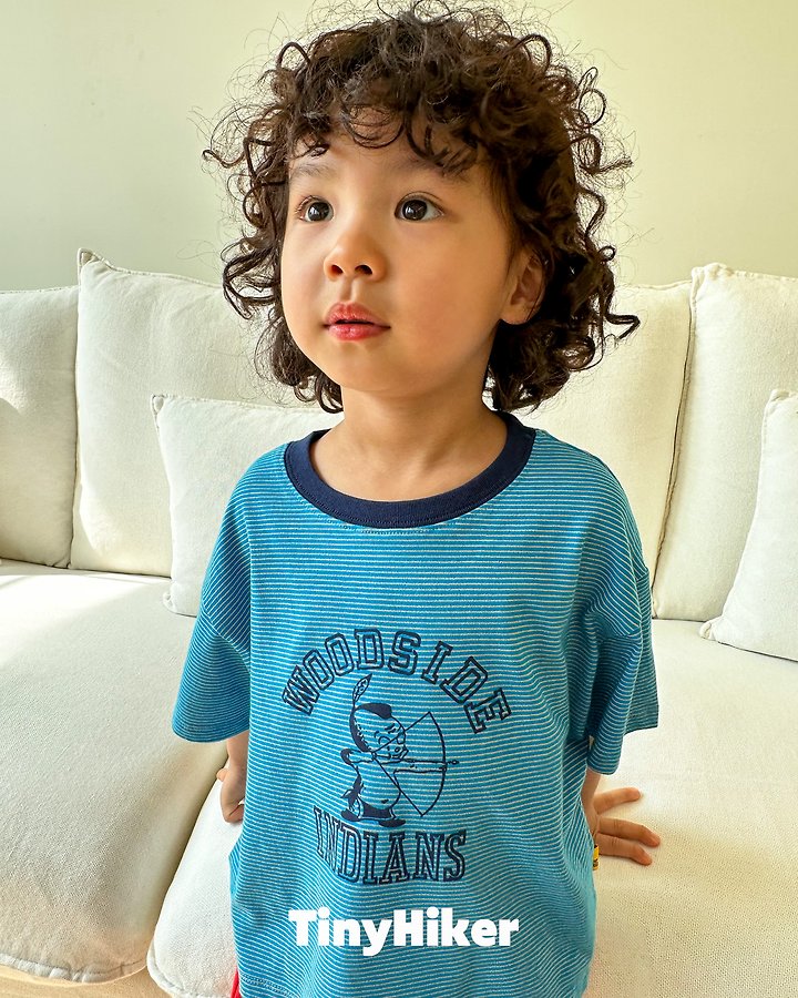 Hiker - Korean Children Fashion - #littlefashionista - Cupid Stripe Tee - 12