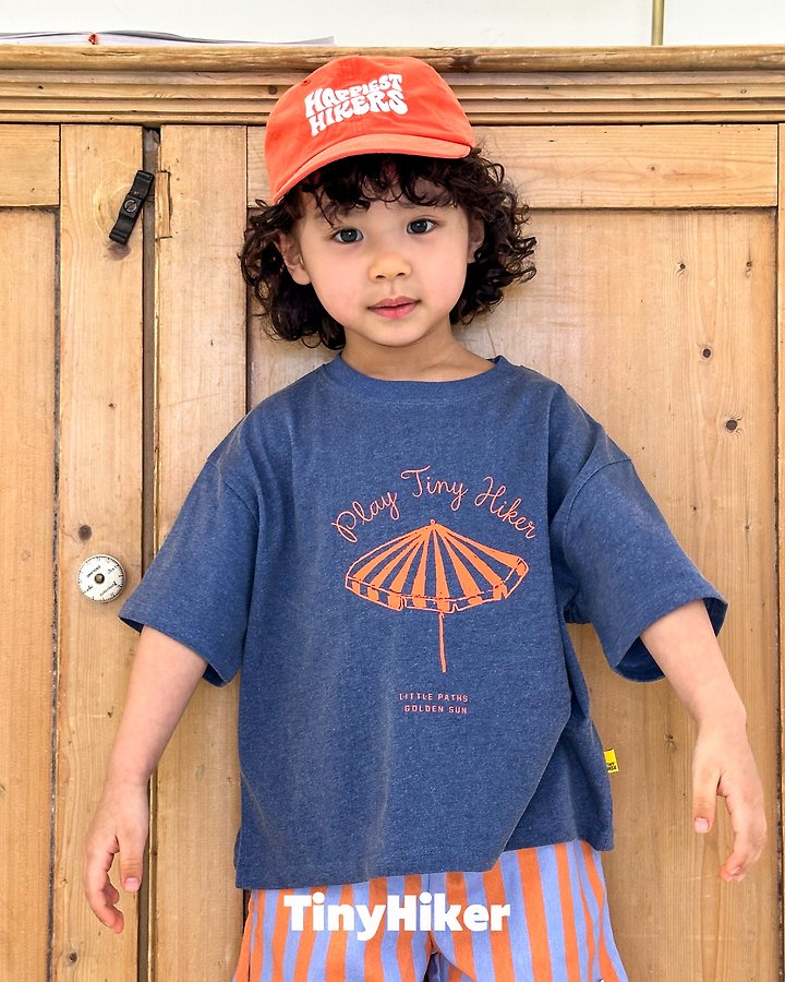 Hiker - Korean Children Fashion - #littlefashionista - Summer Beach Pigment Tee - 9