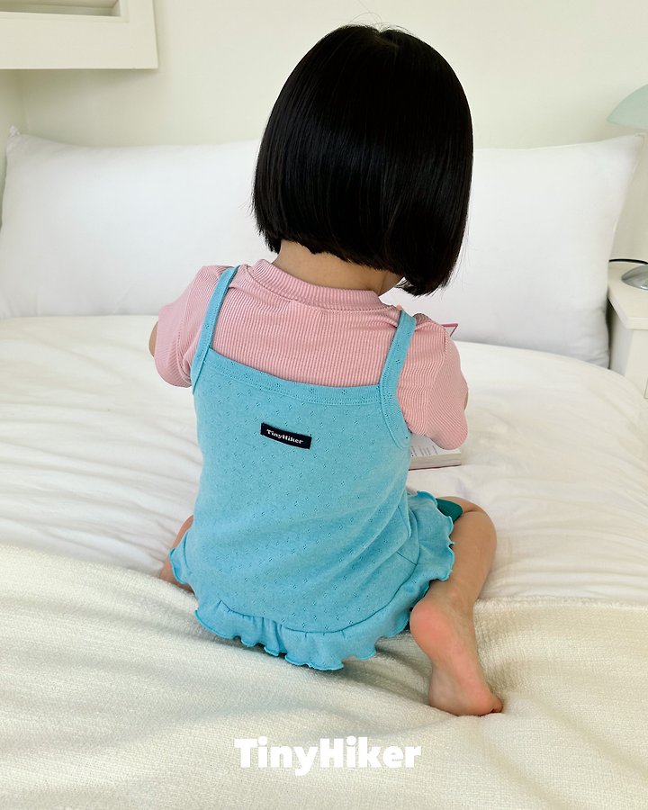 Hiker - Korean Children Fashion - #magicofchildhood - Madeleine Frill Sleeveless Tee - 6