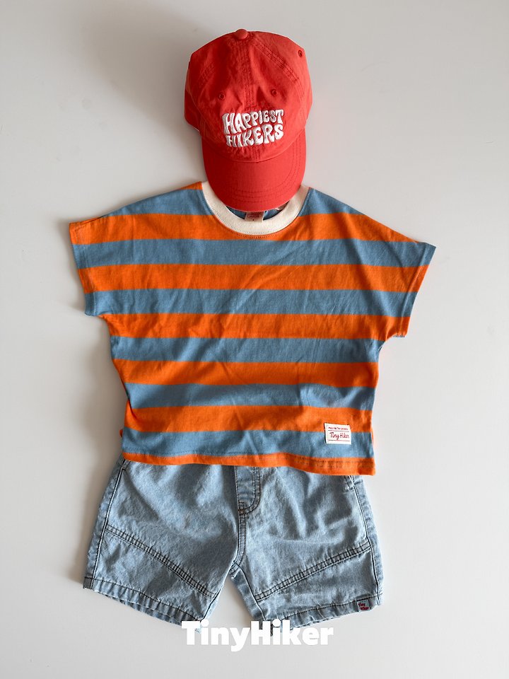 Hiker - Korean Children Fashion - #prettylittlegirls - Tiny Stitch Denim Pants - 3