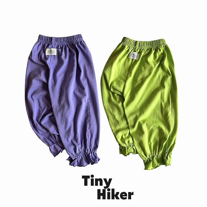 Hiker - Korean Children Fashion - #prettylittlegirls - Minky Frill Jogger Pants - 2