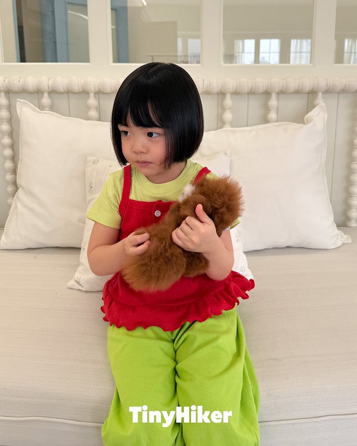 Hiker - Korean Children Fashion - #prettylittlegirls - Madeleine Frill Sleeveless Tee - 8