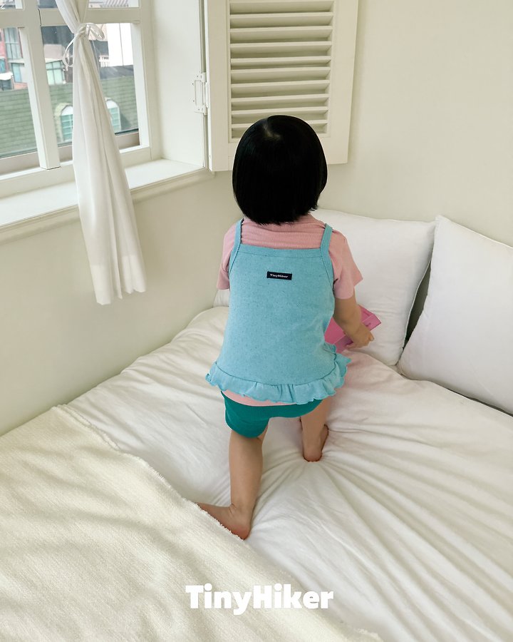 Hiker - Korean Children Fashion - #stylishchildhood - Madeleine Frill Sleeveless Tee - 11