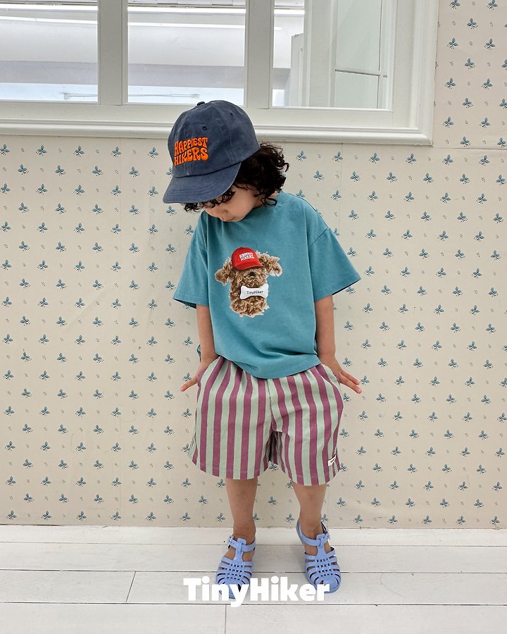 Hiker - Korean Children Fashion - #stylishchildhood - Tiny Bear Tee - 6