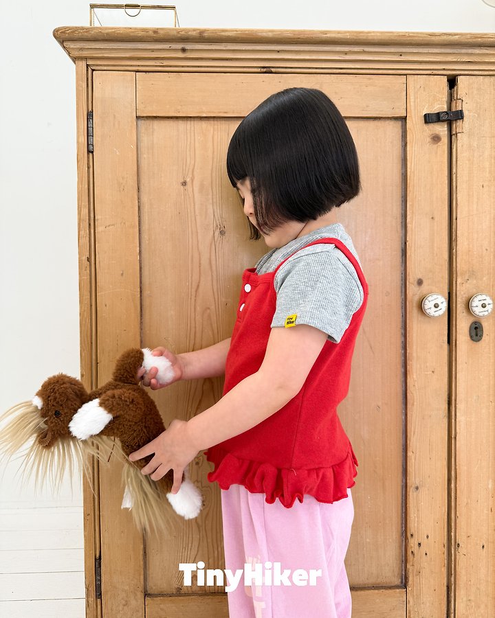 Hiker - Korean Children Fashion - #todddlerfashion - Madeleine Frill Sleeveless Tee - 9