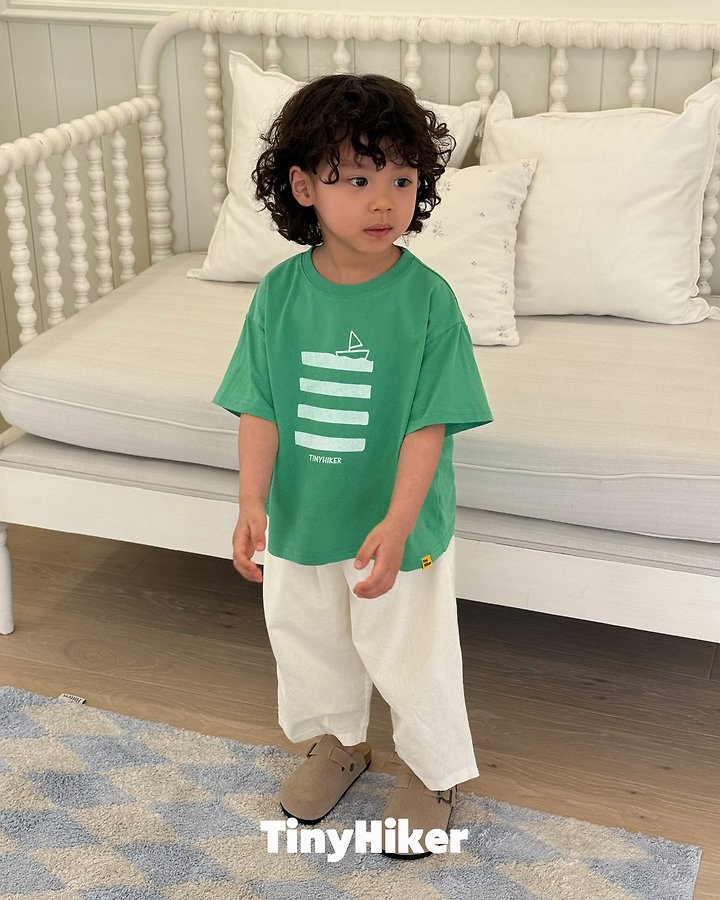Hiker - Korean Children Fashion - #todddlerfashion - Ocean Yacht Tee - 5