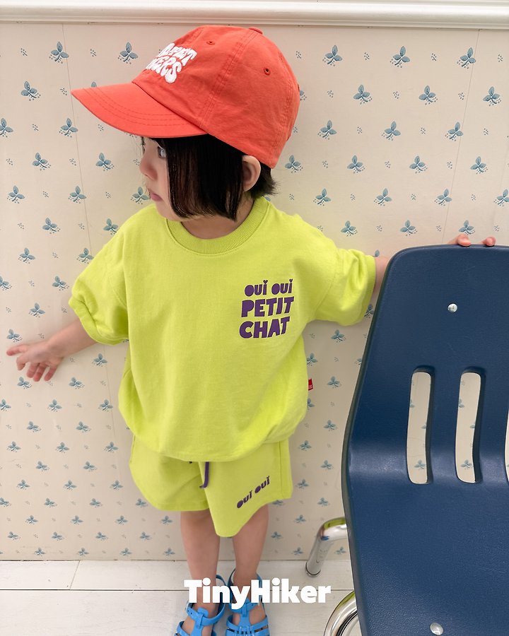 Hiker - Korean Children Fashion - #toddlerclothing - Petit Chat Set - 12