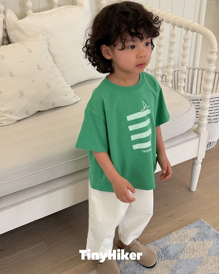 Hiker - Korean Children Fashion - #toddlerclothing - Ocean Yacht Tee - 6