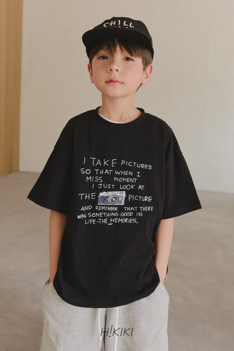 Hikiki - Korean Children Fashion - #Kfashion4kids - Camera Lettering Tee - 11
