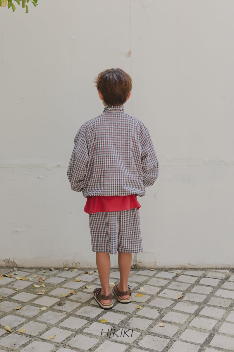 Hikiki - Korean Children Fashion - #Kfashion4kids - Granola Check Jumper (Kids) - 7