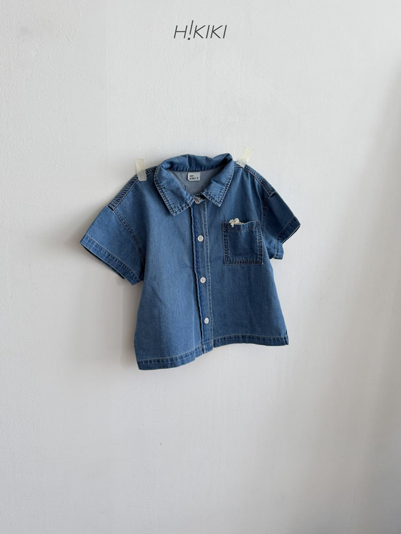 Hikiki - Korean Children Fashion - #discoveringself - Summer Denim Shirt - 11